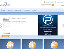 Tablet Screenshot of annexnet.cz